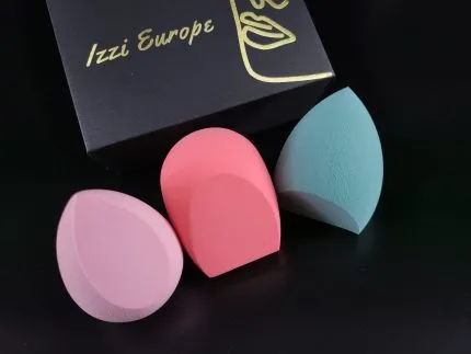 Set Bureței Machiaj PREMIUM, Roz/verde - 3 bucăți